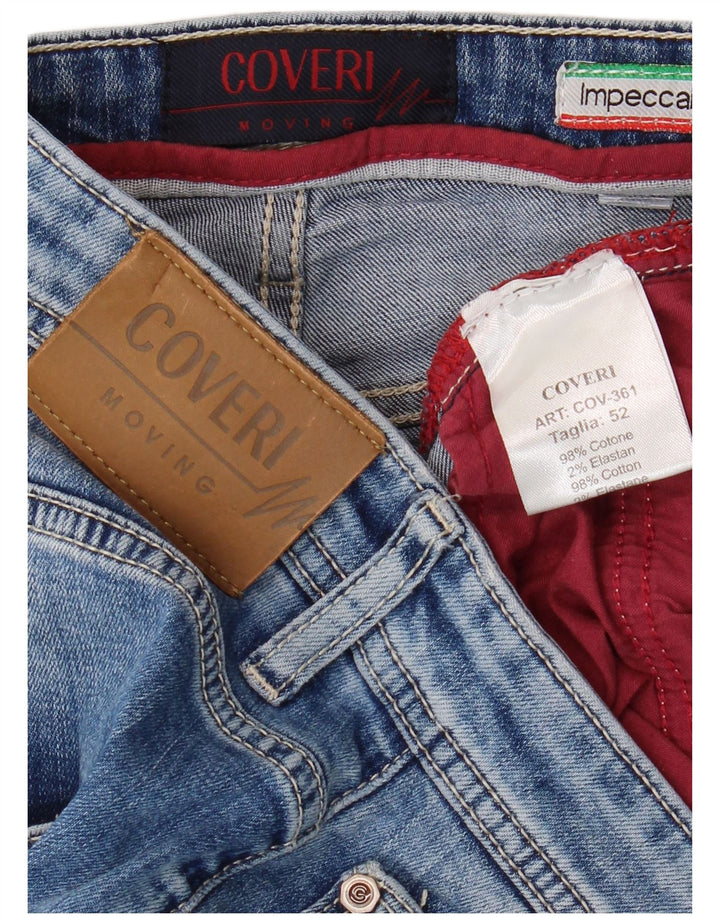 Ανδρικό τζιν σορτς COVERI IT 52 XL W38 Μπλε βαμβακερό