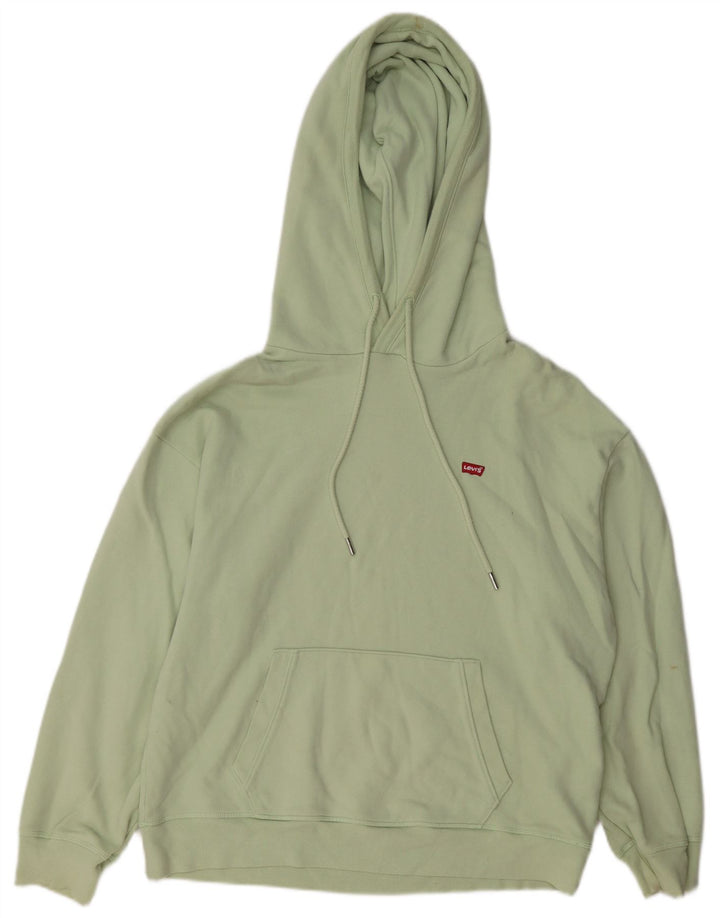 Levi's Womens Hoodie Jumper UK 14 Βαμβακερό μεσαίο πράσινο