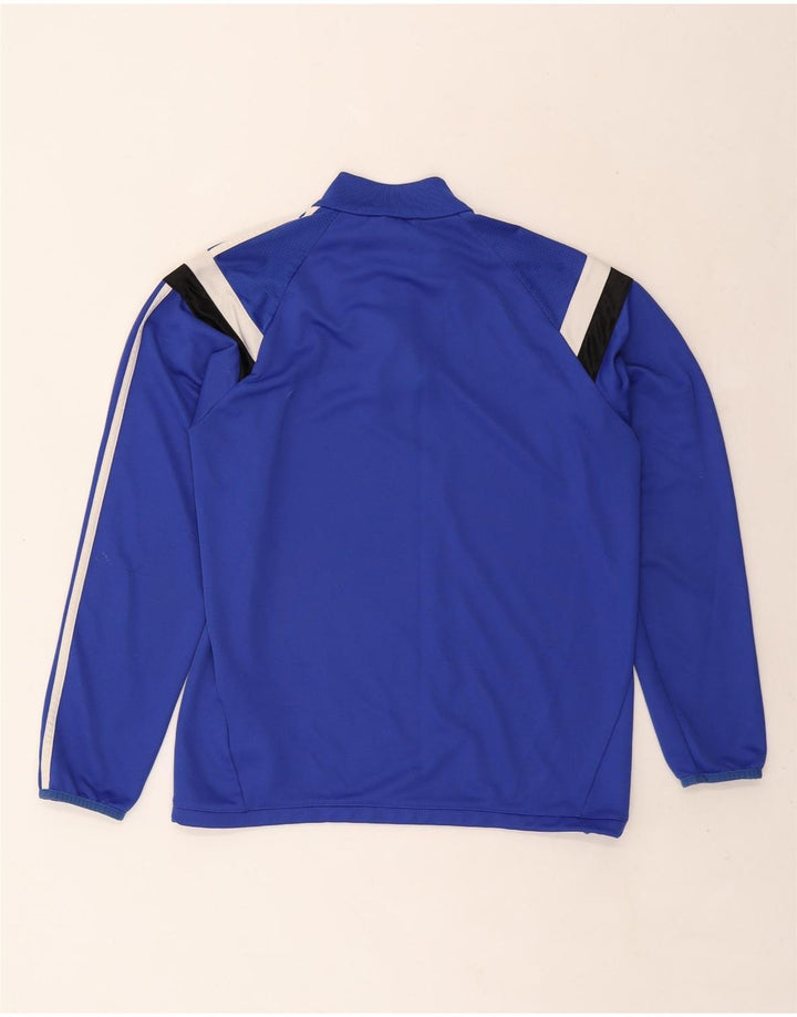 Ανδρική φόρμα πουλόβερ ADIDAS Climalite Top Medium Blue Colourblock