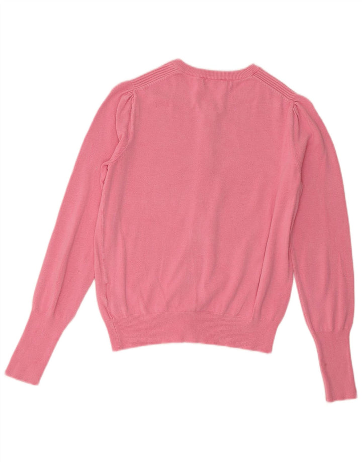 Marks & Spencer Γυναικεία ζακέτα UK 8 Small Pink Viscose