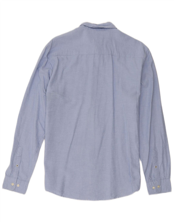 Jack & Jones Ανδρικό πουκάμισο Slim Fit μεγάλο μπλε βαμβακερό