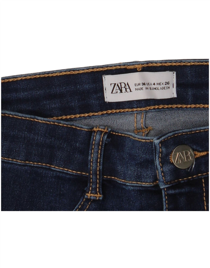 ZARA Γυναικείο Skinny Jeans EU 36 XS W26 L28 Navy Blue