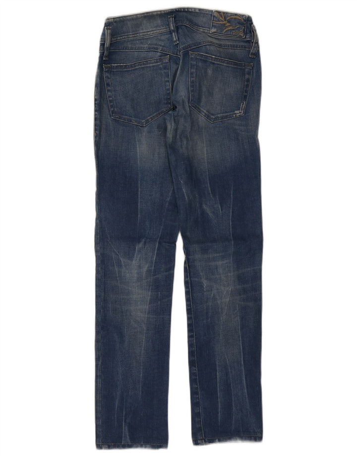DIESEL Γυναικείο Matic Distressed Straight Jeans W26 L28 Μπλε Βαμβακερό