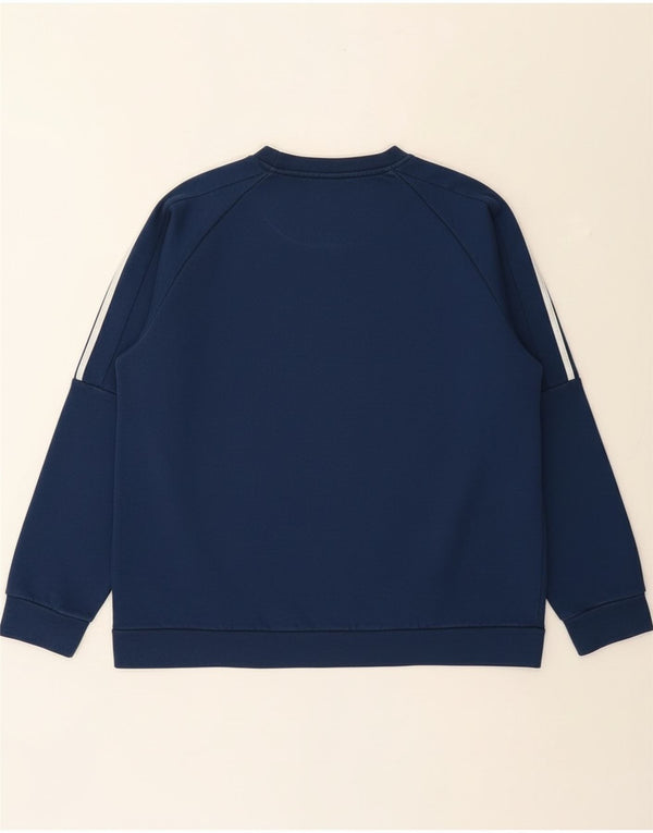 Ανδρικό φούτερ Adidas Jumper Large Navy Blue από βαμβάκι