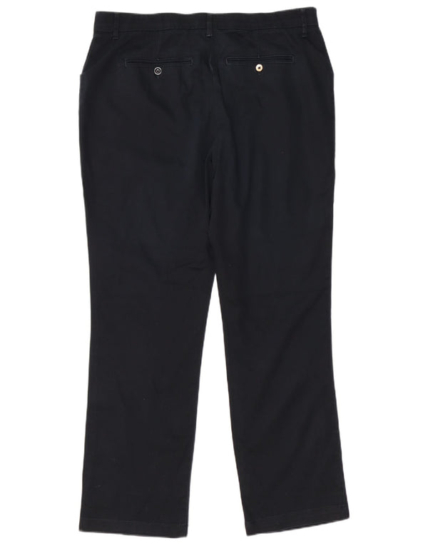 Lee Womens Total Freedom Ψηλόμεσο Παντελόνι Chino US 14 XL W34 L30 Μαύρο