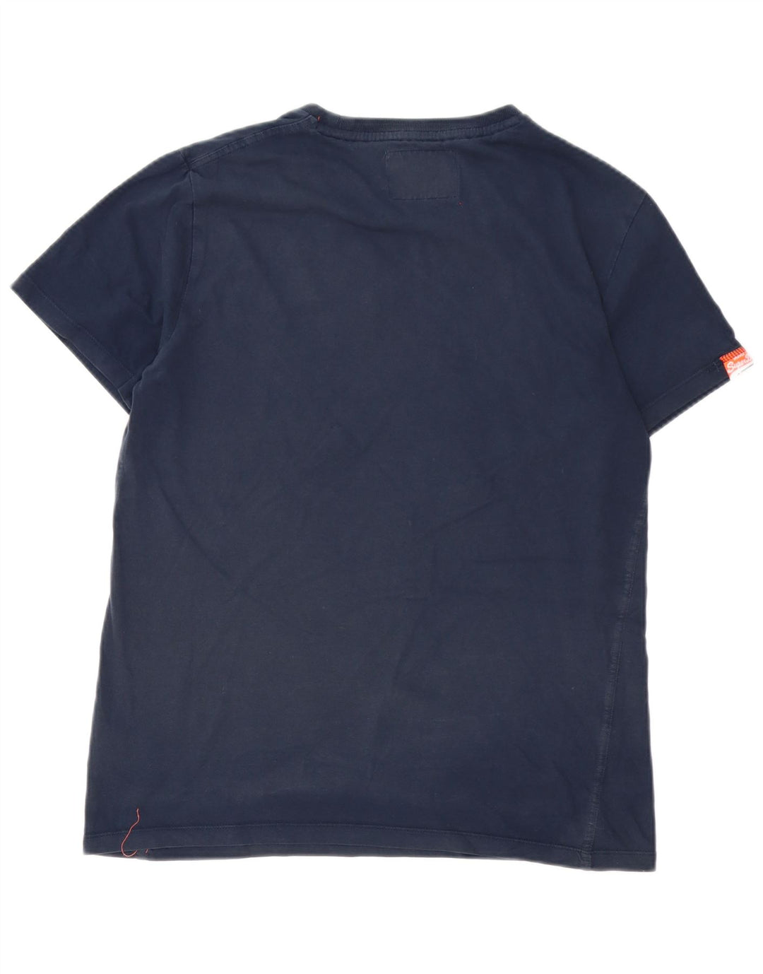 Ανδρικό T-Shirt Superdry Top Large Navy Blue από βαμβάκι