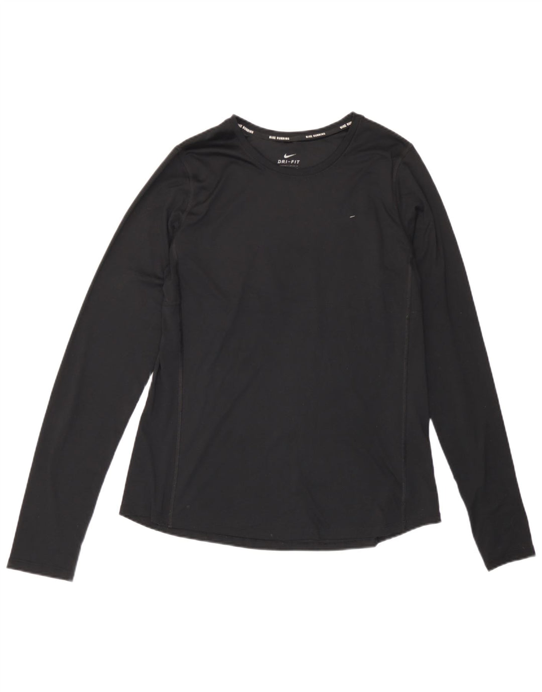 Γυναικείο Nike Dri Fit Μακρυμάνικο UK 14 Large μαύρο πολυεστέρας