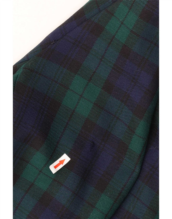 Marks & Spencer Ανδρικό σακάκι με διπλό στήθος UK 44 2XL Green Check