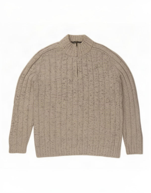 Ανδρικό πουλόβερ με φερμουάρ Marks & Spencer 2XL μαλλί
