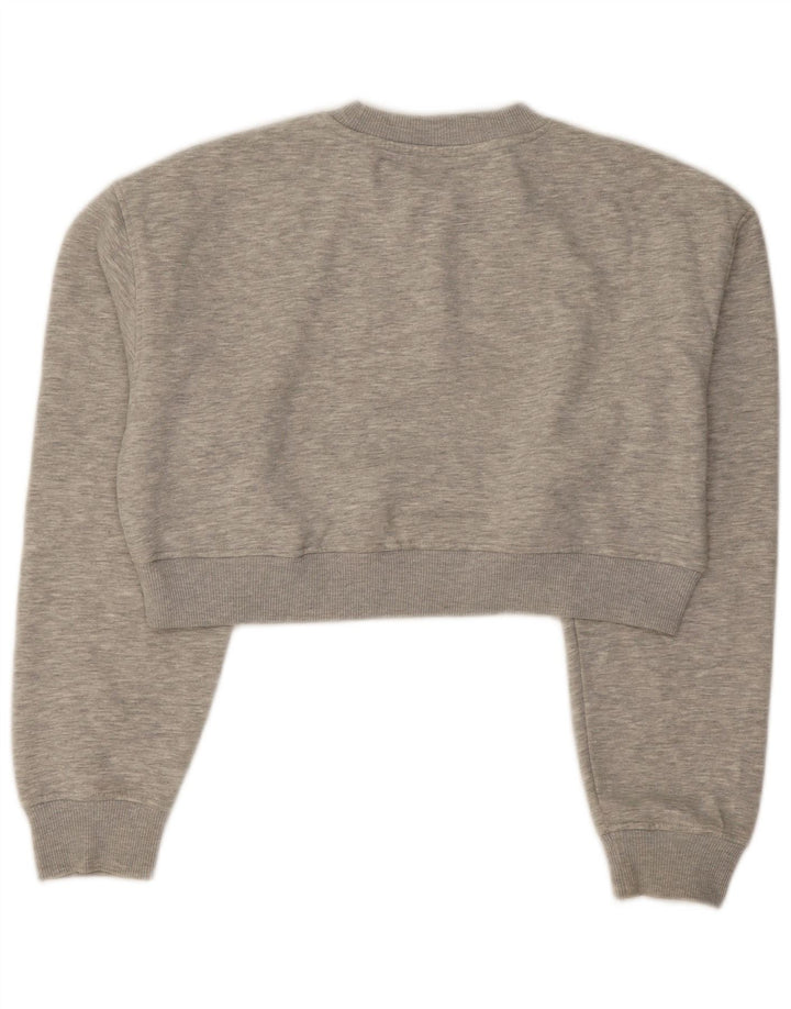 Zara γυναικεία φούτερ υπερμεγέθης φόρμας UK 10 Small Grey Flecked