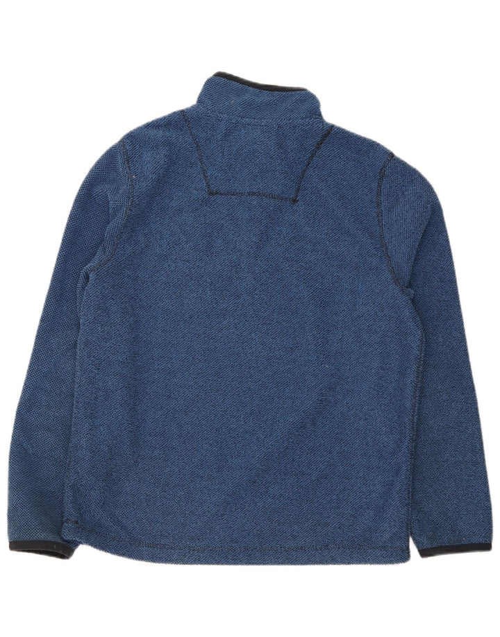 Weird Fish Mens Zip Fleece Jumper Μεγάλο Μπλε Πολυεστέρας