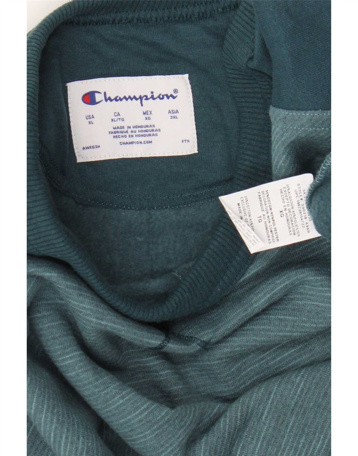 Ανδρική μπλούζα Champion Jumper XL Blue Colourblock Βαμβακερή