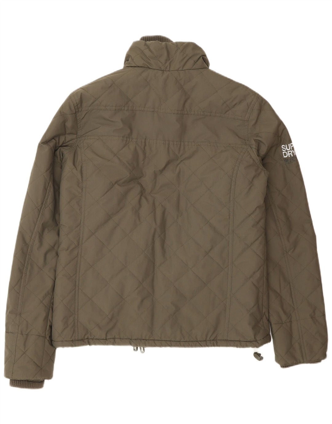 Superdry Γυναικείο Windcheater Windbreaker Jacket UK 14 Medium Khaki Nylon