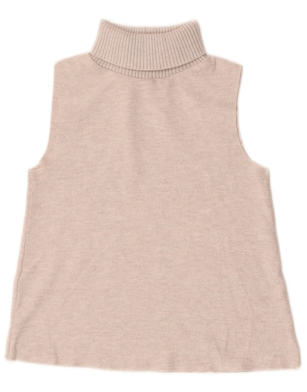 Zara Γυναικείο γιλέκο με ρολό Crop Tank Top UK 8 Small Grey Flecked