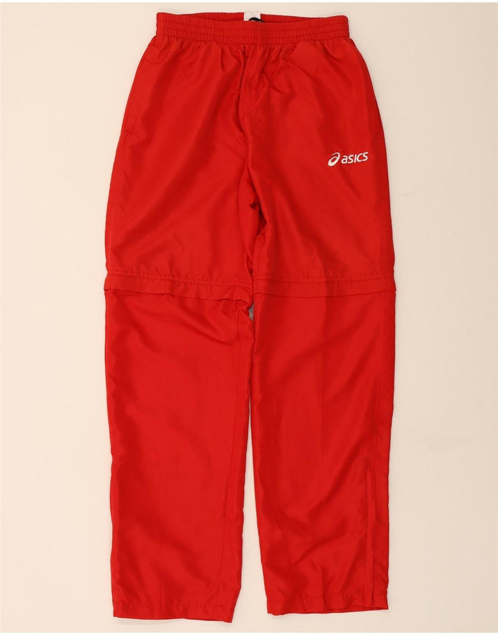 Γυναικεία αθλητική φόρμα ASICS Παντελόνι UK 14 Large Red Polyester