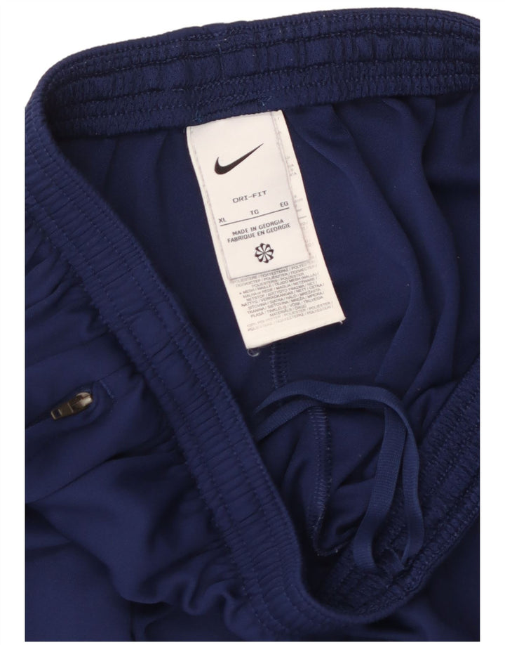 Παντελόνι αθλητικής φόρμας NIKE Boys Dri Fit 13-14 Years XL Navy Blue Colorblock