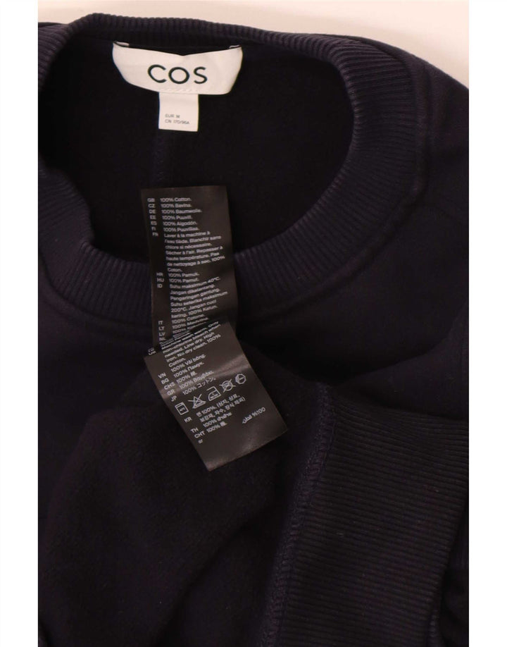 Γυναικεία φούτερ Cos Oversized Jumper UK 14 Medium Navy Blue Cotton