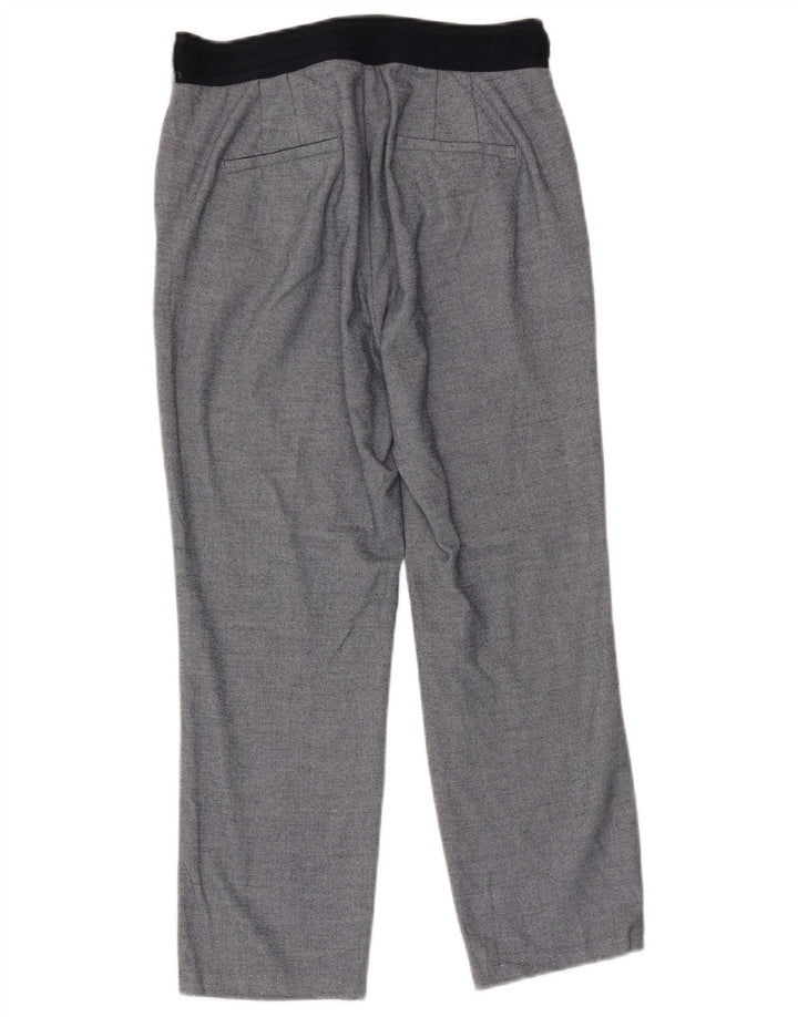 Zara Γυναικείο Παντελόνι Capri Μεγάλο W30 L23 Μπλε Πολυεστέρας