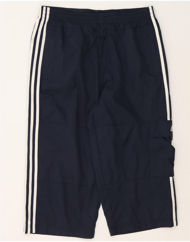 Ανδρική φόρμα φόρμας Adidas Cargo Capri Παντελόνι Μεγάλο Navy Blue Polyester