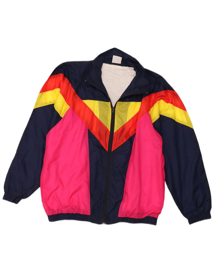 Ανδρική φόρμα L'Equipe Top Jacket XL Navy Blue Colorblock Polyamide