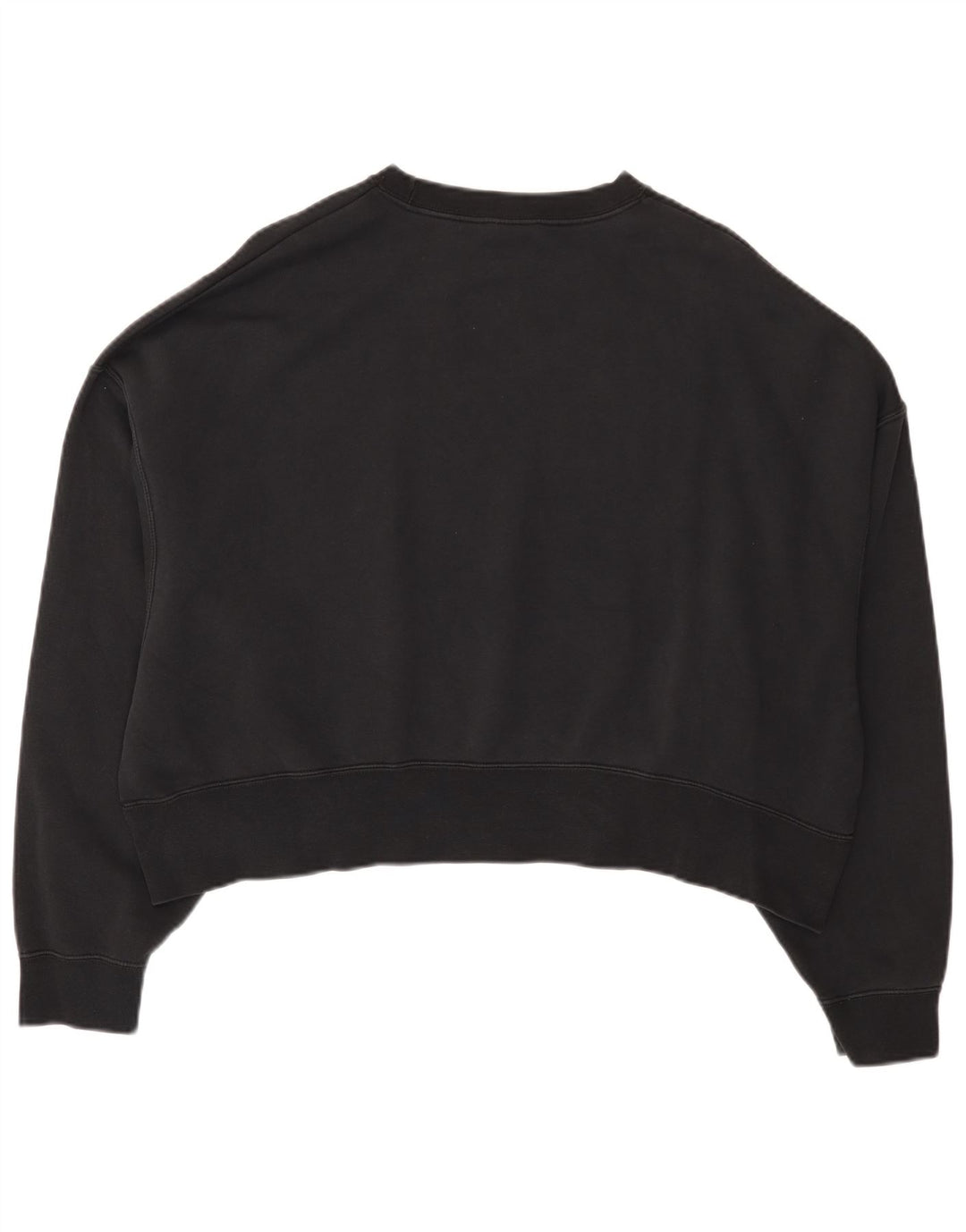 Γυναικείο φούτερ Nike Crop Oversized Jumper UK 14 Μεσαίο μαύρο βαμβακερό