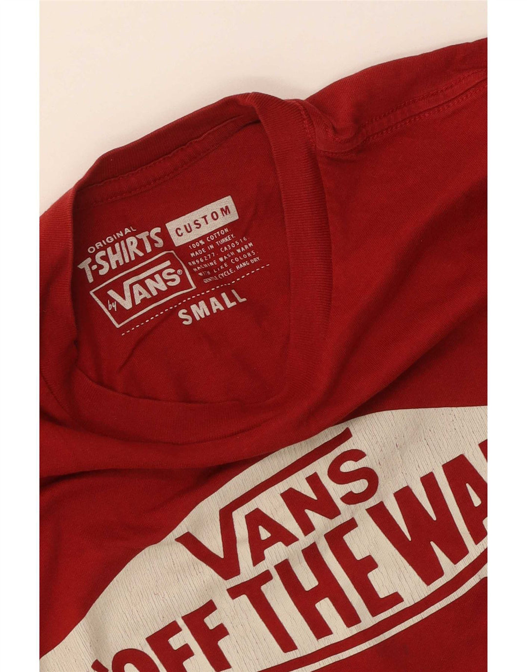 Ανδρικό αντρικό γραφικό μπλουζάκι Vans, Μικρό Βαμβακερό