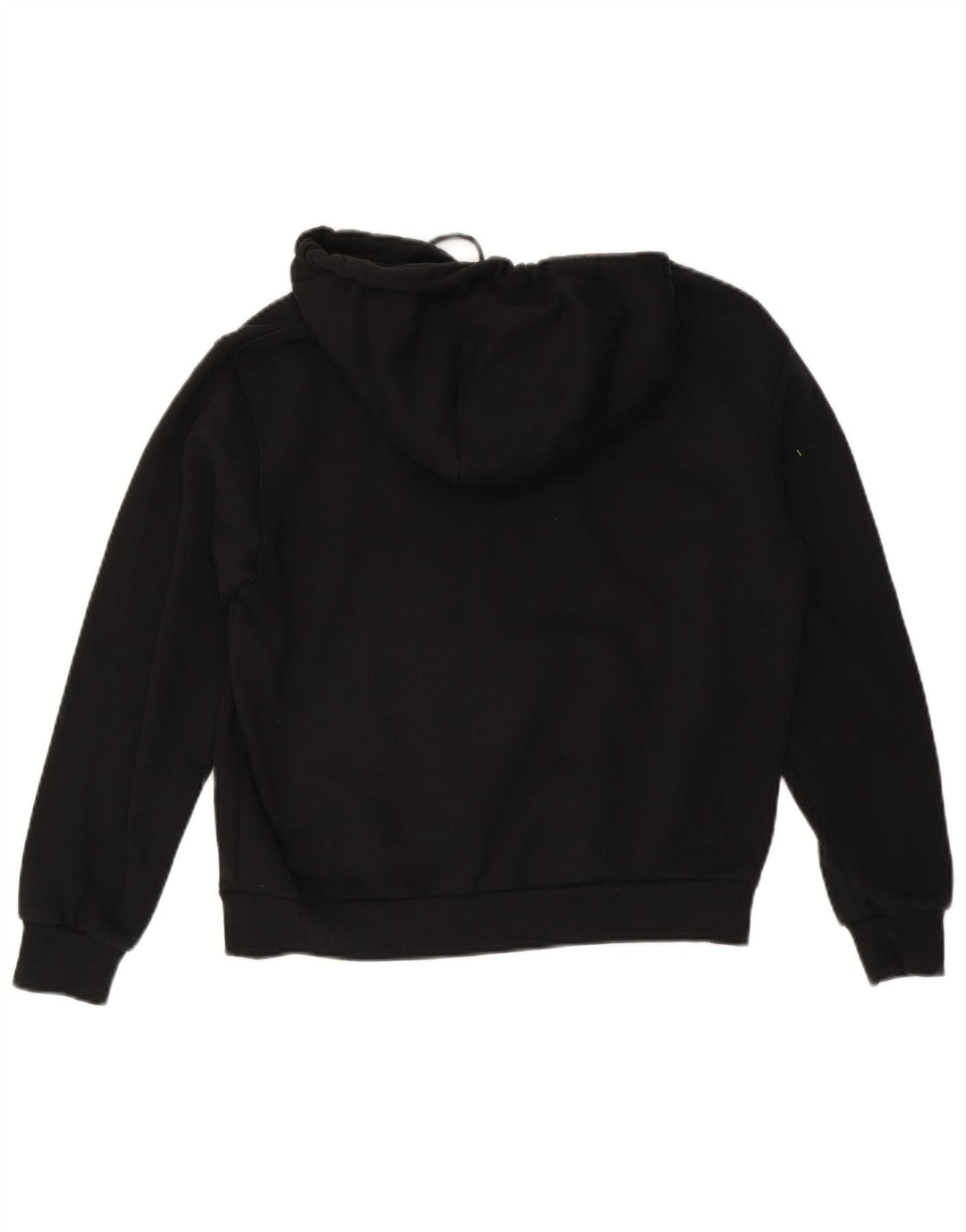 CONVERSE Γυναικείο Hoodie Jumper UK 14 Medium μαύρο βαμβακερό