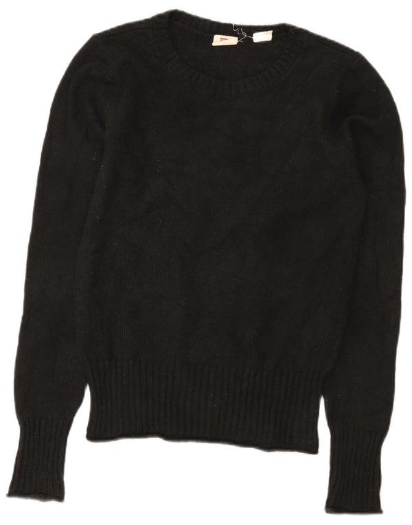 Γυναικείο Levi's Boat Neck Jumper πουλόβερ UK 10 Small Black Polyamide