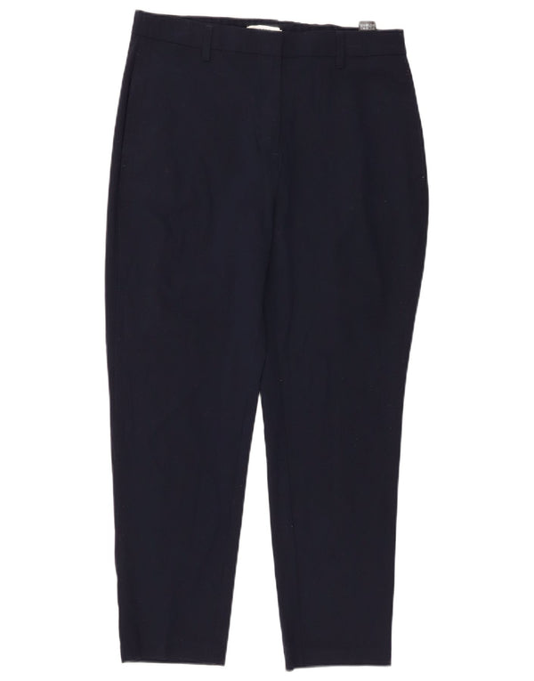 Marks & Spencer Γυναικείο ψηλόμεσο παντελόνι UK 12 Medium W30 L25 Nav