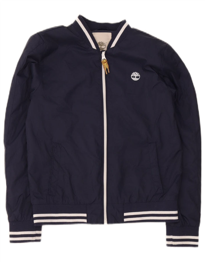 Timberland Boys Bomber Jacket 11-12 Years XS Navy Blue Polyester