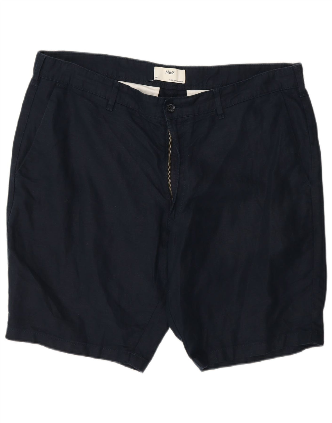 Ανδρικό σορτς Chino Marks & Spencer W38 XL Navy Blue Cotton