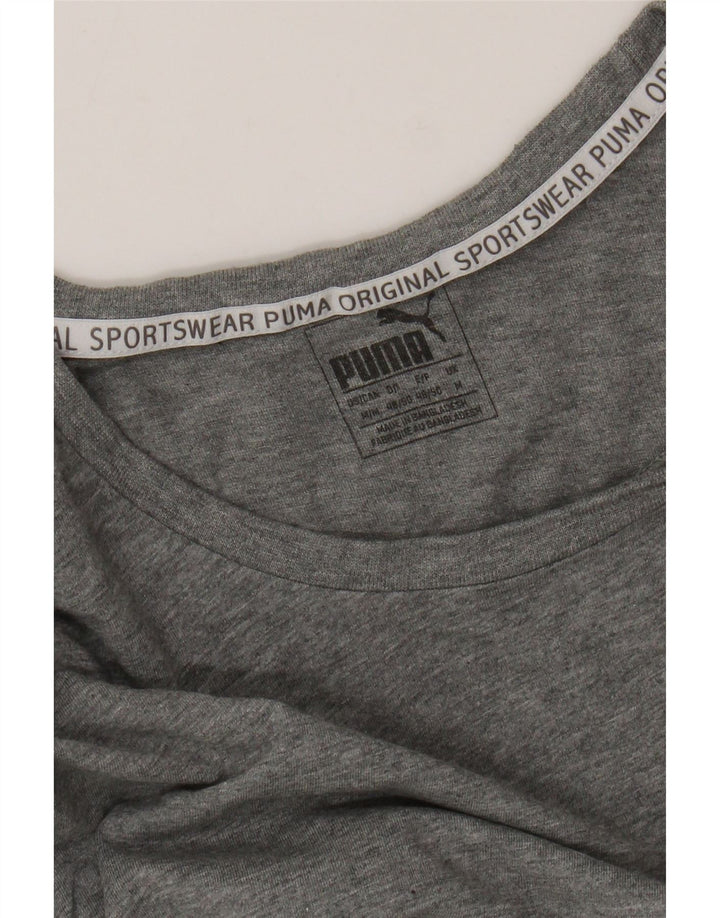 Ανδρικό γραφικό T-Shirt PUMA Top Medium Grey