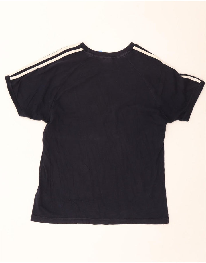 Ανδρικό T-Shirt Adidas Top μεγάλο μαύρο βαμβακερό
