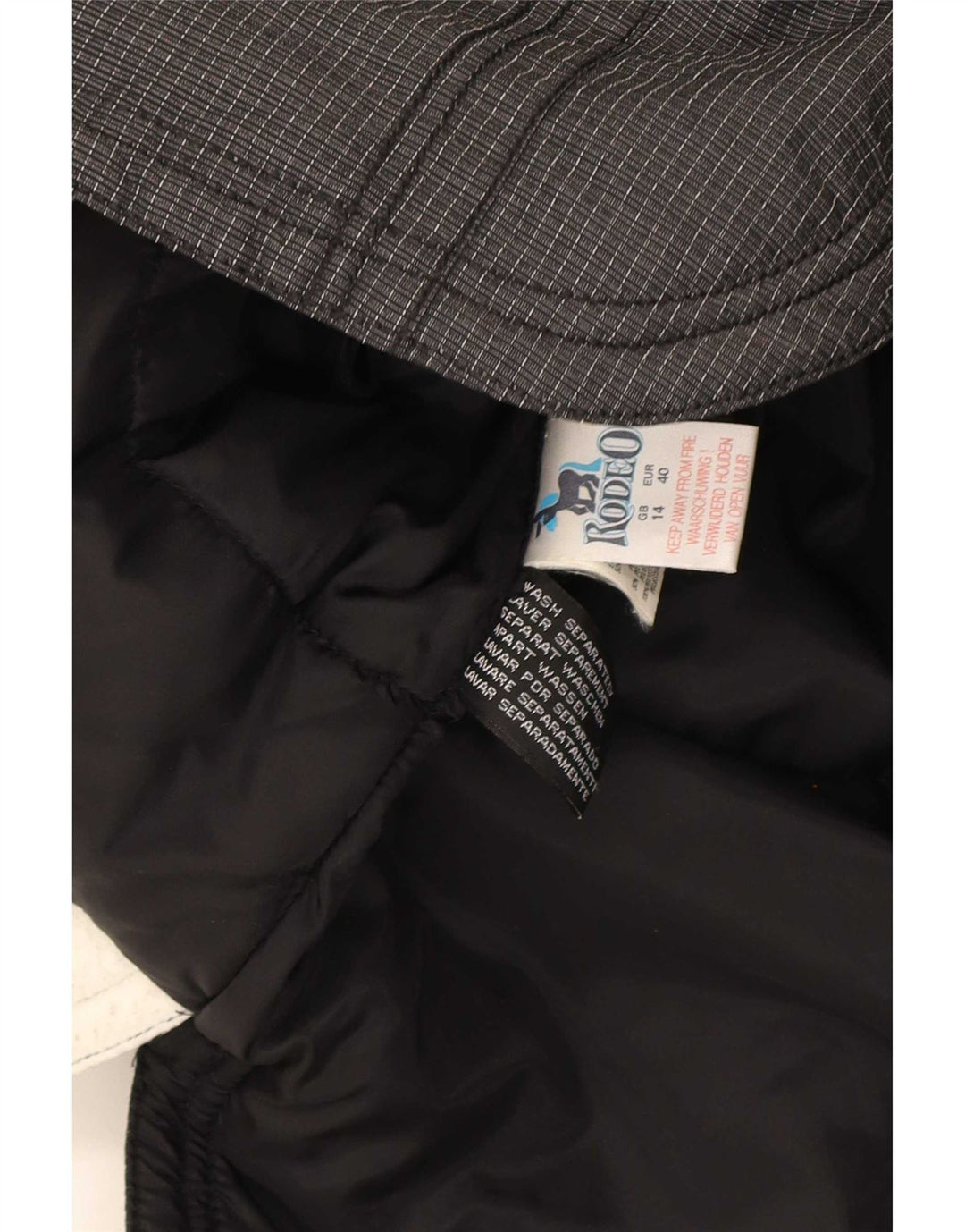 C&A Γυναικείο μπουφάν Rodeo Loose Fit Ski UK 14 Medium Grey Colorblock Nylon