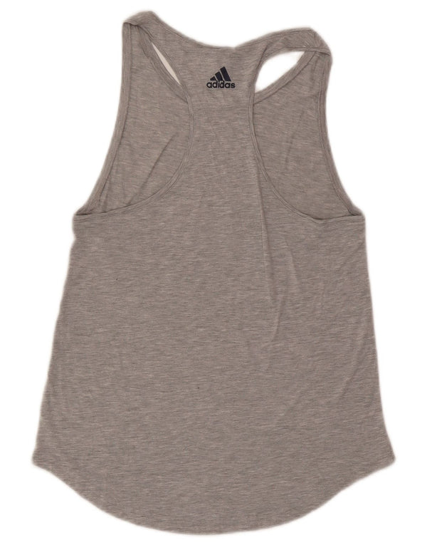 Γυναικείο γραφικό γιλέκο Adidas Top UK 10 Small Grey