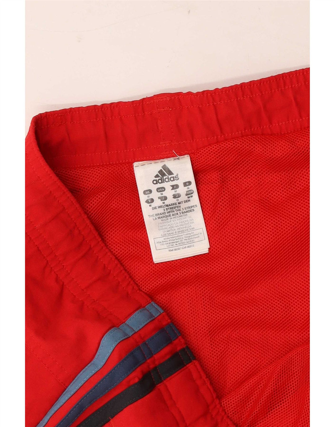 Ανδρικό αθλητικό σορτς Adidas, μεσαίο κόκκινο νάιλον