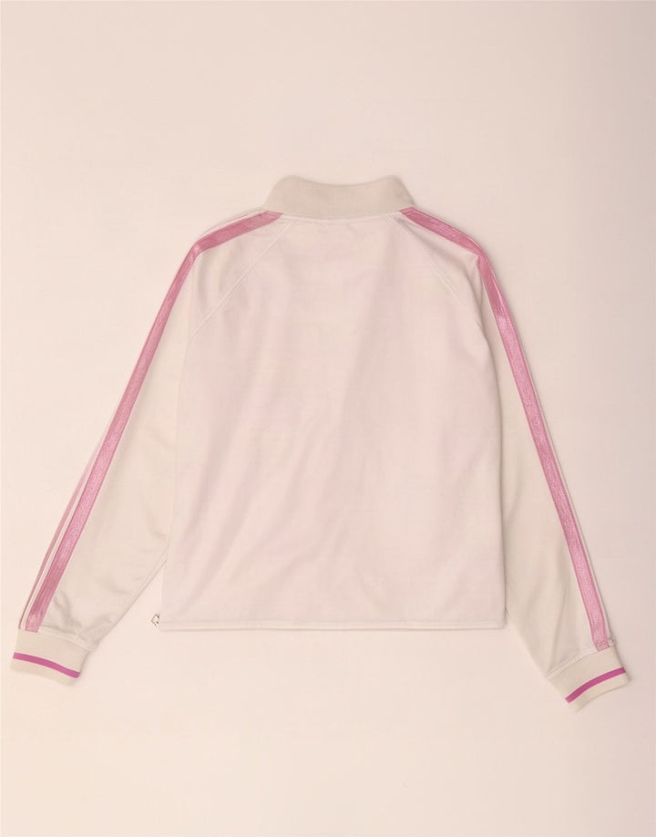 Γυναικεία αθλητική φόρμα Asics Top Jacket UK 18 XL White Colourblock Polyester