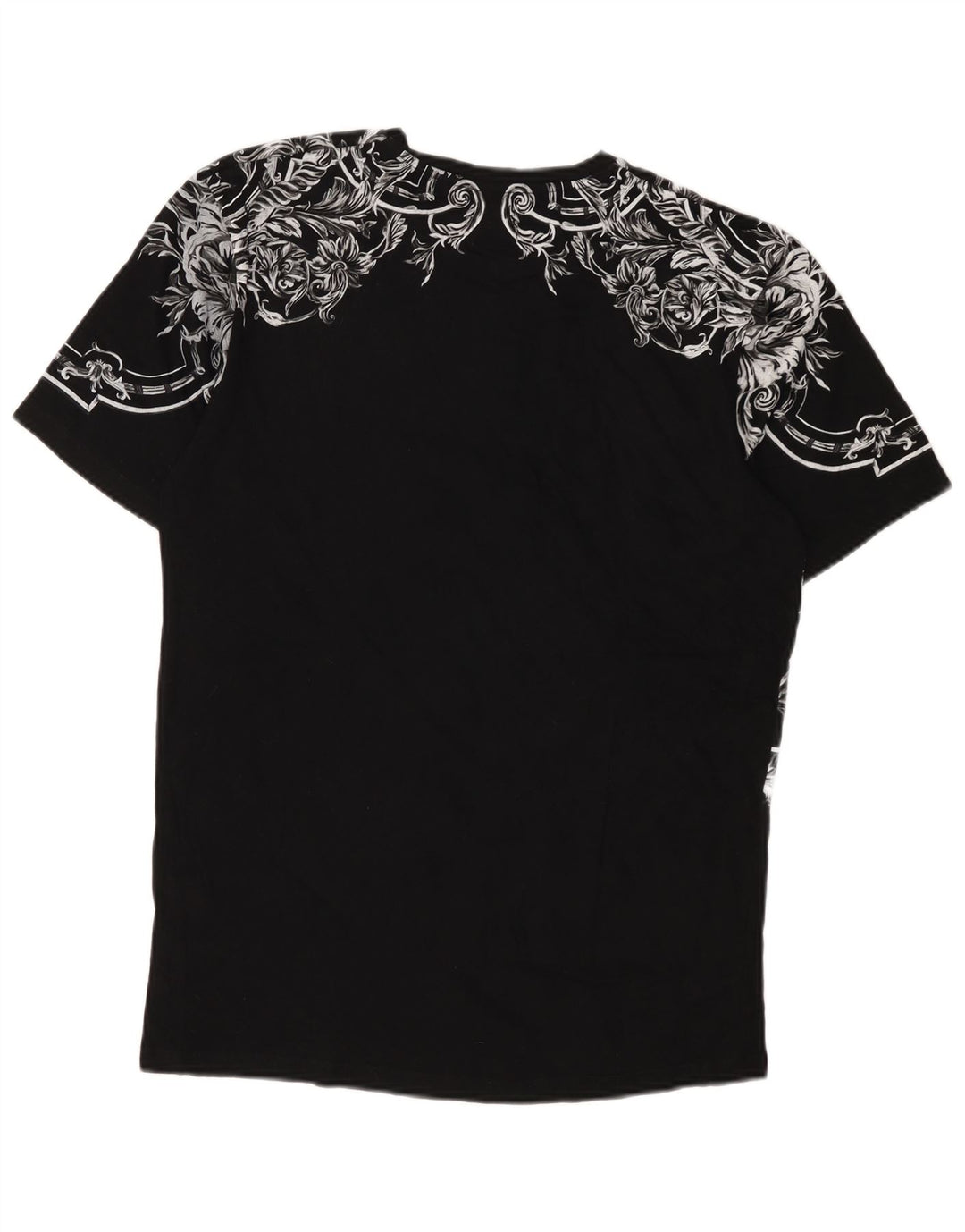 Ανδρικό γραφικό T-Shirt Zara Top Large Black Floral