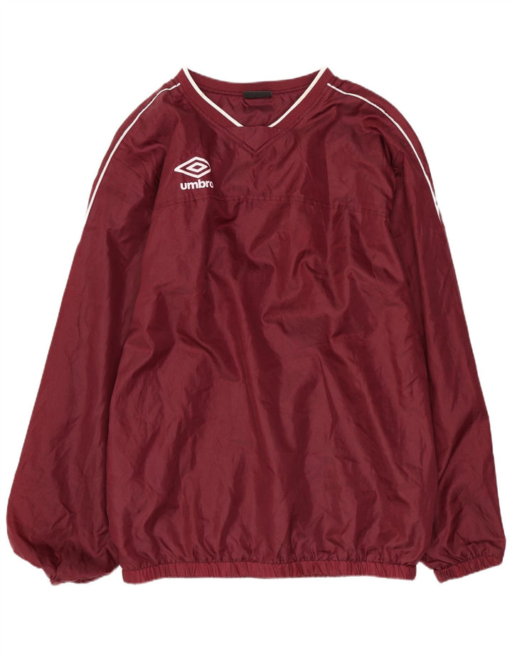 Ανδρική φόρμα πουλόβερ Umbro Top Large Polyester Βουργουνδίας