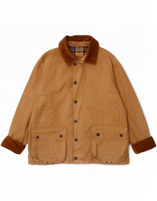 Ανδρικό μπουφάν Barbour Bedale από κερωμένο βαμβάκι UK 38 Medium Beige Colourblock