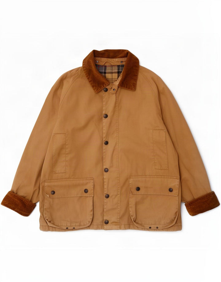 Ανδρικό μπουφάν Barbour Bedale από κερωμένο βαμβάκι UK 38 Medium Beige Colourblock