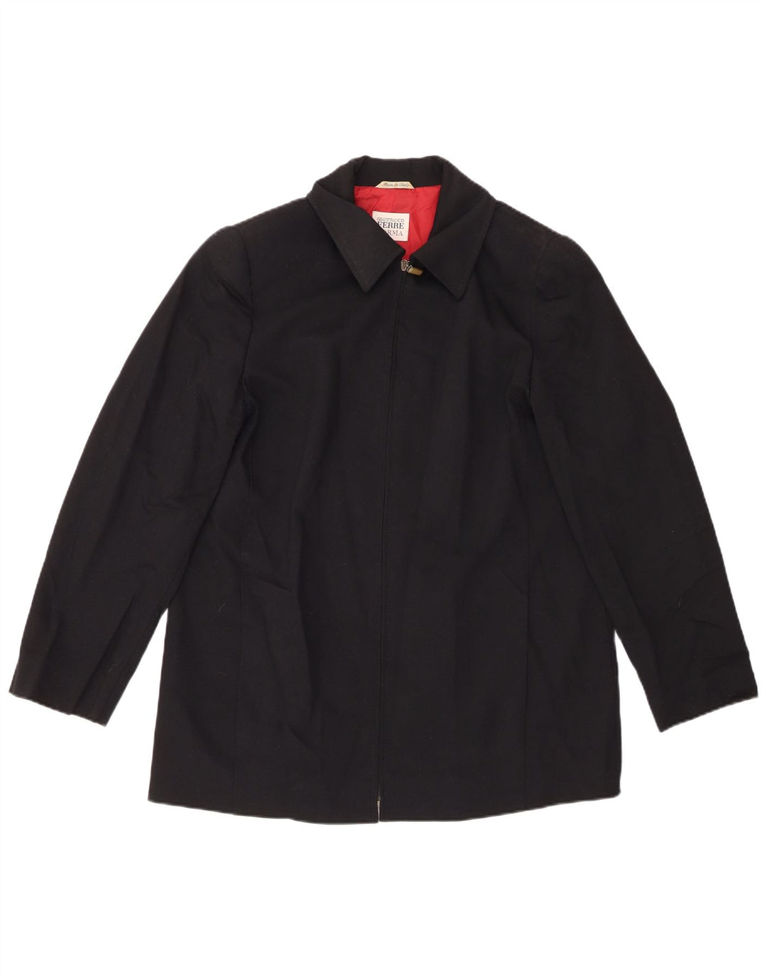 GIANFRANCO FERRE Γυναικείο Utility Jacket UK 18 XL Μαύρο Μάλλινο