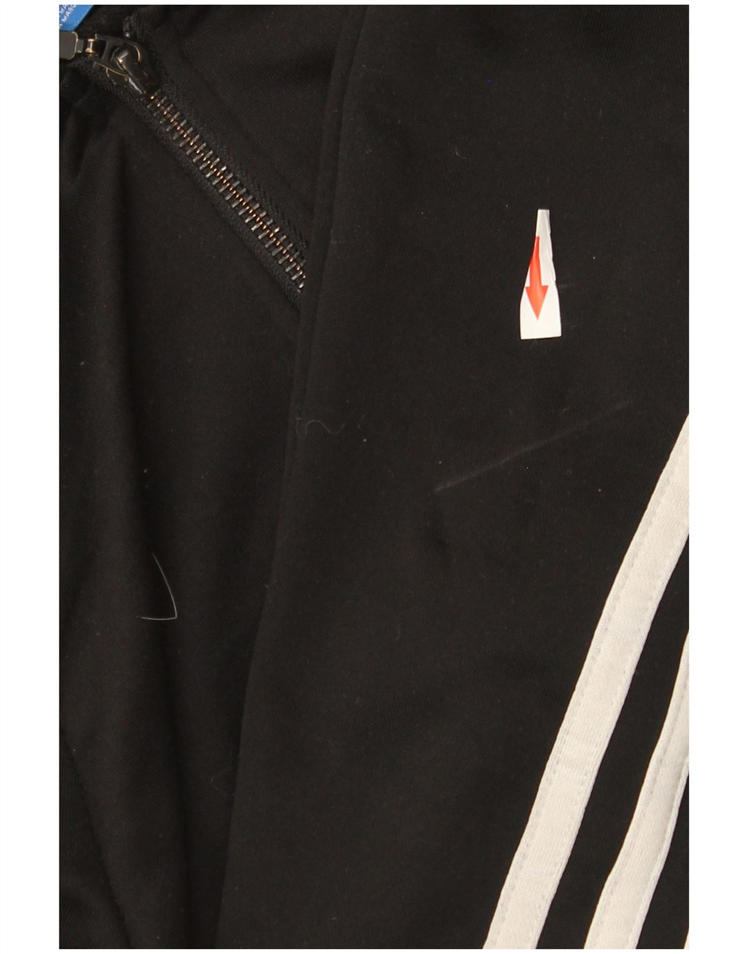 Adidas Boys Zip Hoodie πουλόβερ 11-12 ετών μαύρο πολυεστέρα