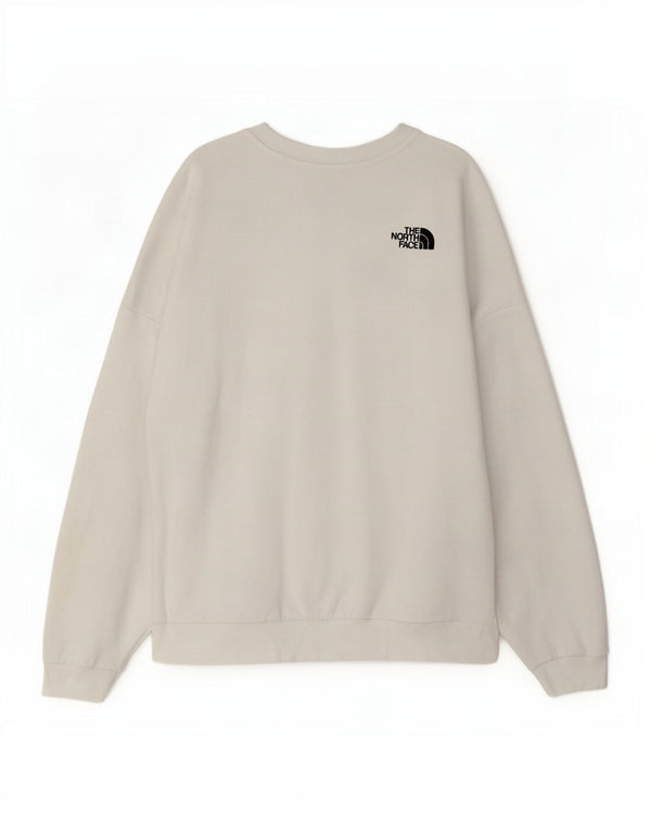 The North Face Γυναικείο Γραφικό Φούτερ Jumper UK 16 μεγάλο λευκό βαμβακερό