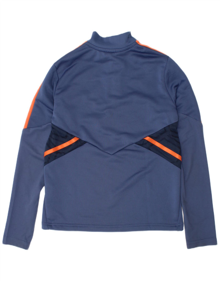 Adidas Boys Μάντσεστερ Γιουνάιτεντ Πουλόβερ φόρμα φόρμας 9-10 ετών μπλε
