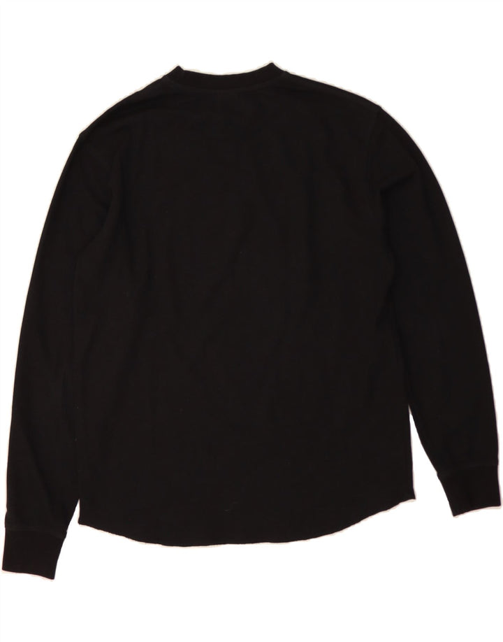 ZARA Womens Top Long Sleeve UK 10 Small Black Vintage Zara and Second-Hand Zara from Messina Hembry 