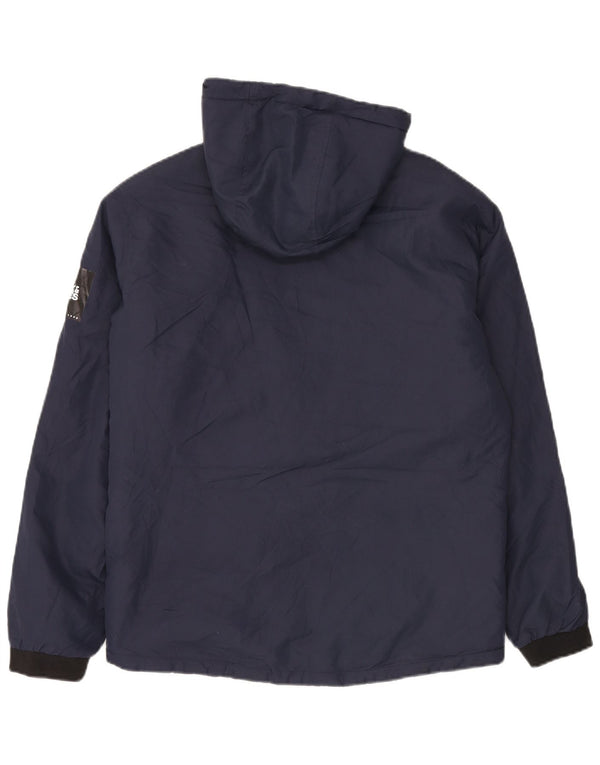 Jack & Jones Ανδρικό Μπουφάν με κουκούλα αντιανεμικό UK 38 Medium Navy Blue