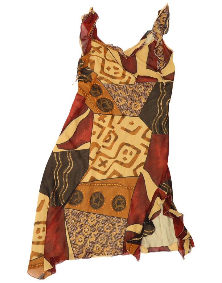 Γυναικείο ασύμμετρο φόρεμα Rene Derhy IT 48 XL Πολύχρωμο Patchwork