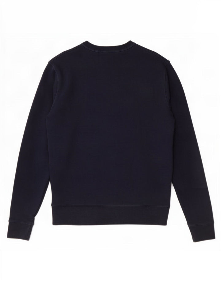 Marks & Spencer Ανδρικό Φούτερ Jumper Small Navy Blue Cotton