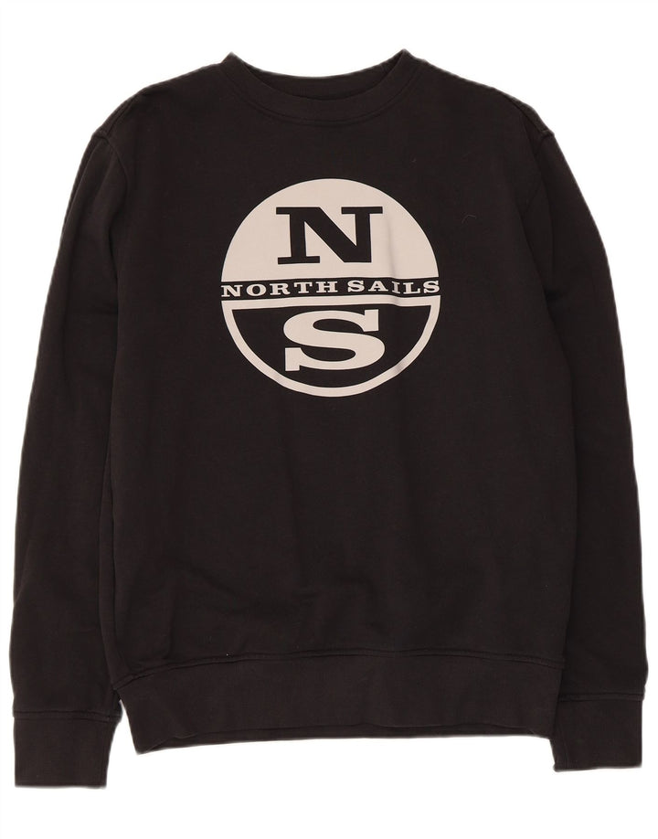 Ανδρική φούτερ North Sails Jumper Μεσαίο μαύρο βαμβακερό